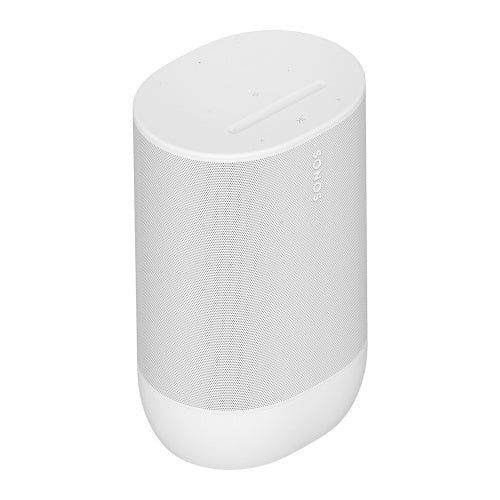 Sonos Move 2 Portable Outdoor Speaker Trueplay WiFi Bluetooth White Side View