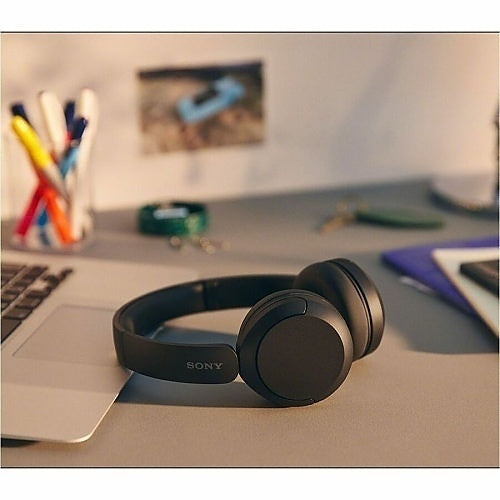 Sony WH-CH520 Wireless Bluetooth On-Ear Headphones Noise-Free Work View